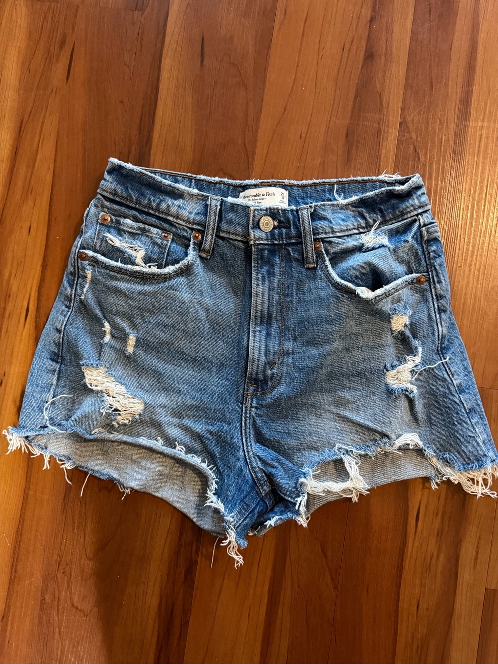 Abercrombie curve love Denim Shorts